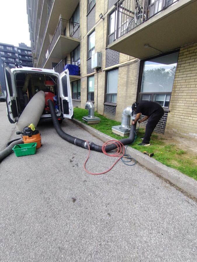 Duct and laundry room cleaning